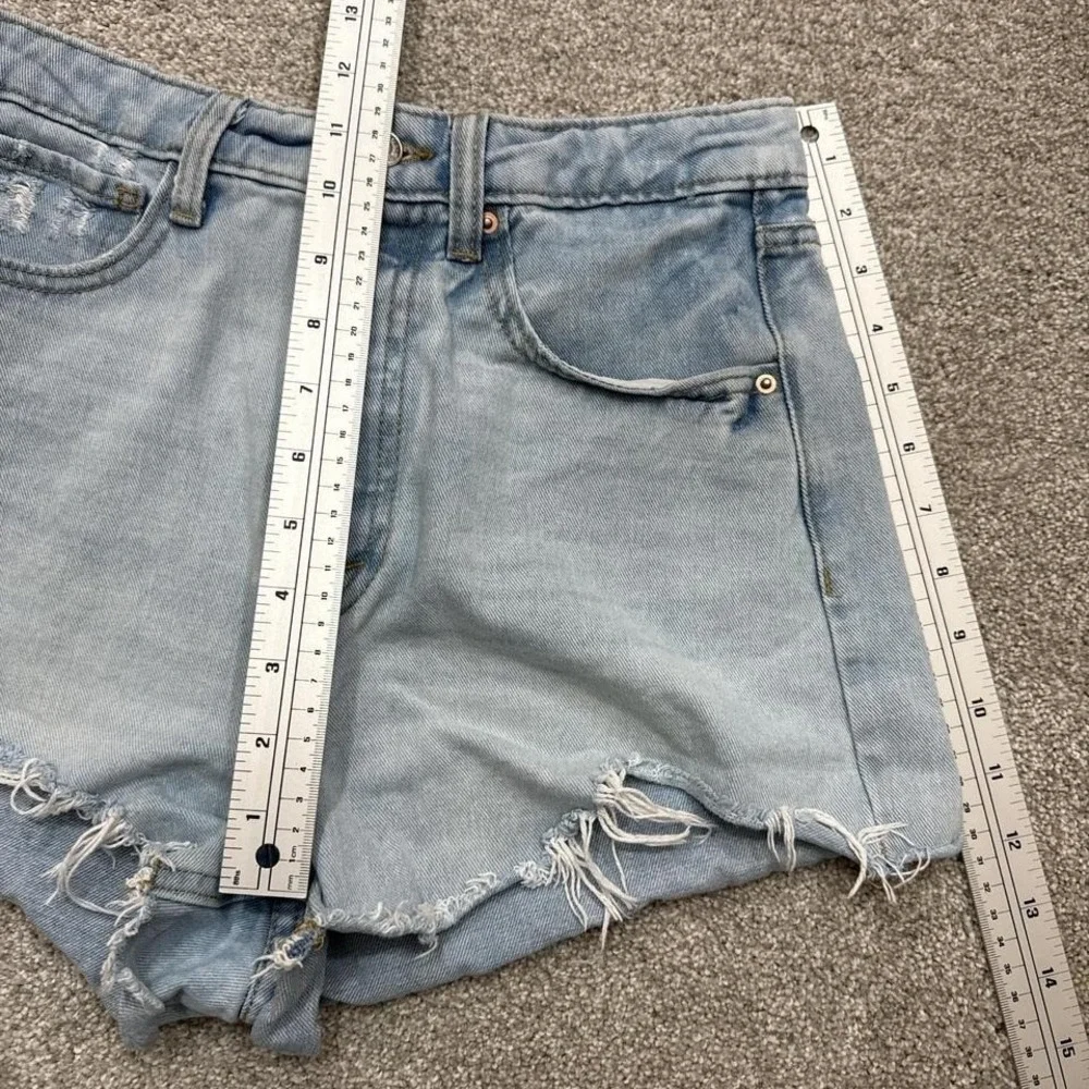 Wild Fable Blue Distressed Cut Off Denim Shorts Women's Size 4